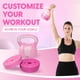 thumbnail image 5 of Set de Kettlebell Ajustable Yes4All 2.3-5.4 kg para Mujer, 5 of 7