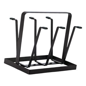 Bothyi - Botella De Acero Copa Colgando Tendedero Organizador De 6 Ganchos Resistente A La Oxidación