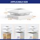 thumbnail image 3 of Luces solares para tapa de poste APONUO 4x4/5x5 IP64 - Pack de 24, 3 of 6