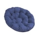 thumbnail image 5 of Cojín de silla papasan silla de huevo de 20 pulgadas cojín de canasta colgante silla colchón de silla de jardín grueso para habitaciones familiares du Azul oscuro, 5 of 5