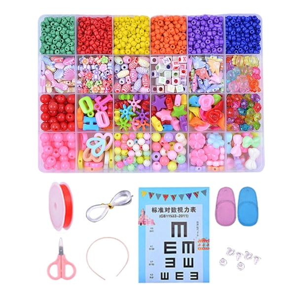 Cuentas De Plástico Coloridas, Pulsera Suelta DIY, Fabricación De Joyas, Abalorios De Flores, Estilo A