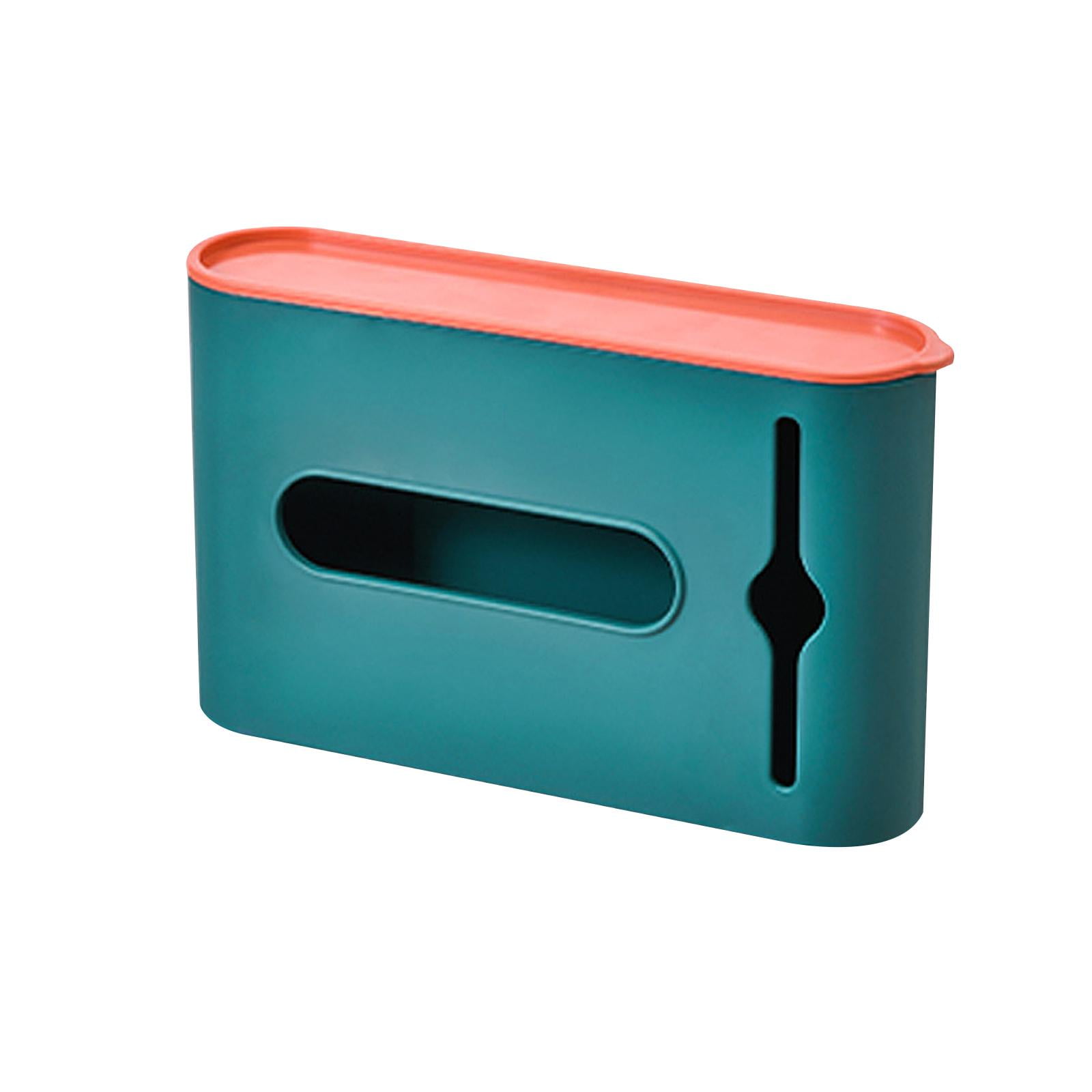 Bothyi - Dispensador De Bolsas De Basura Caja De Almacenamiento De Bolsas De Basura Colgantes Para Baño Oficina Hogar Azul