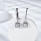 thumbnail image 2 of Moissanite Dangle Earrings para Mujer Aretes de Diamante de 0.5 a 1 Quilate Color D VVS1 Aretes Cuadrados de Plata Esterlina S925 para Mujer Regalo de San Valentín Cumpleaños, 2 of 7