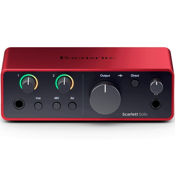 Interfaz de Audio Focusrite Scarlett solo 4th Generacion