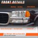thumbnail image 4 of Par de faros cromados AXLAHA para GMC Sierra/Yukon 1999‑2006, 4 of 9