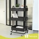 thumbnail image 5 of Carrito Organizador Multiuso 3 Niveles De Acero Ruedas Negro, 5 of 7