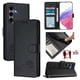 thumbnail image 1 of Funda tipo cartera FOXDOCK para Samsung Galaxy S25 Plus con soporte, ranuras, RFID, diseño de gato, 1 of 5