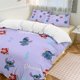 thumbnail image 3 of 3 Pieces Ohana Stitch Bedding Comforter Set Full with 2 Pillowcases for Kids Teens Girls Women Microfiber Easy Wash Light Breathable Cozy White Base Bed Sheets, 3 of 5