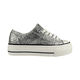 thumbnail image 1 of ZAPATILLAS URBANAS MD PLATEADO BRILLANTE MUJER | 3J02-16 - Talla 38 CL / 24 CM, 1 of 6