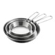 thumbnail image 2 of Pan De Acero Inoxidable De 3 Piezas Pan De Acero Inoxidable Redonda Redon Stick Para Restaurant RVS Inducción, 2 of 5