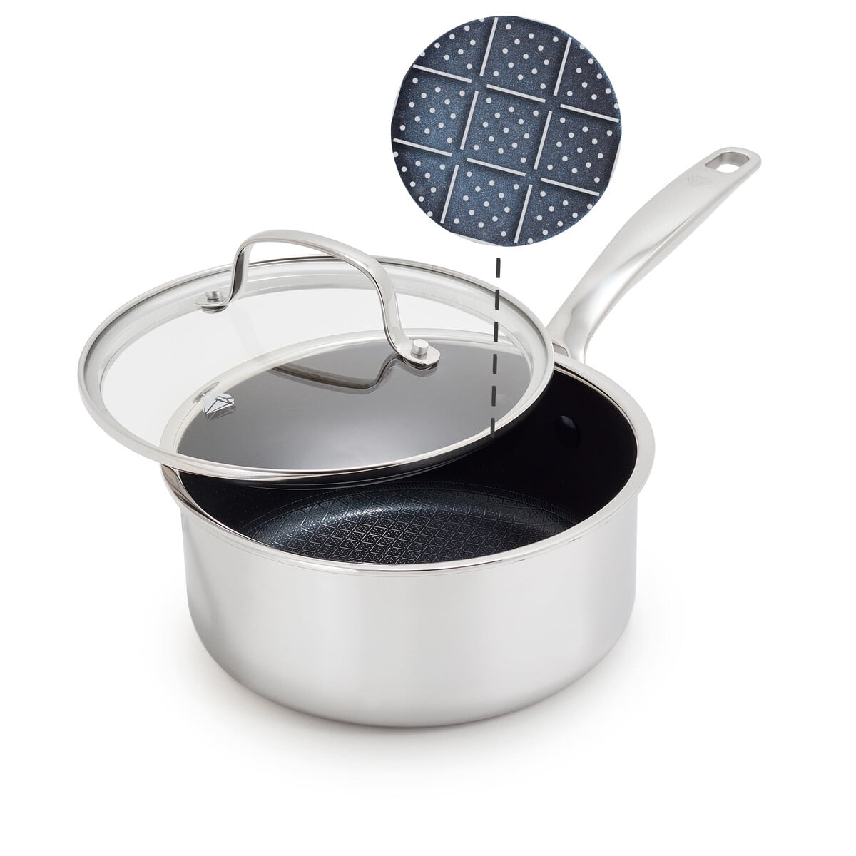 Cacerola Blue Diamond Diamondbond 2qt Acero Antiadherente