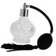 thumbnail image 4 of Botella de perfume vacía de vidrio transparente Atomizador de spray largo recargable 100ml Negro, 4 of 5