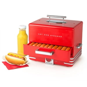 Steamer Nostalgia, Extra Grande, Estilo Restaurante, 20 Salchichas, 6 Bollos