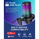 thumbnail image 5 of Soporte para Micrófono InnoGear USB Gaming Negro RGB, 5 of 7