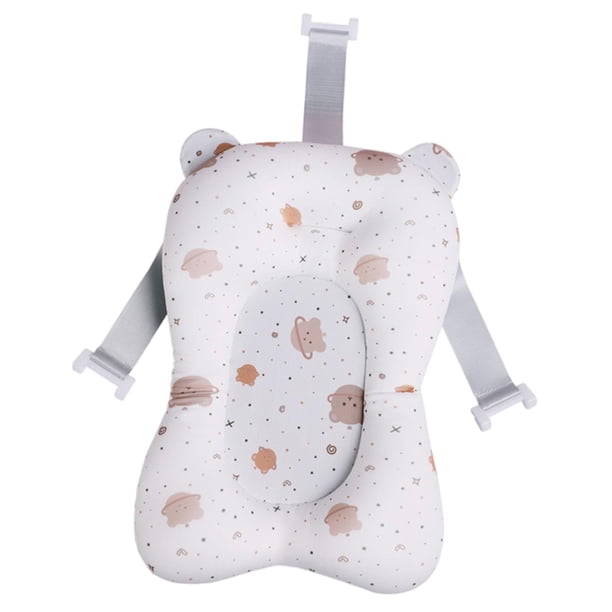 Cómodo Asiento De Apoyo Para El Baño, Ajustable, Suave, Para Bebés Y Niños Pequeños De 0 A 12 Meses, Blanco