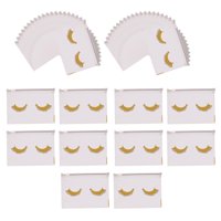 Ioensy - 50 Bolsas De Pestañas Impresas, Bolsa De Embalaje Pequeña Portátil Para Llaves, Artículos De Tocador, Regalo, 15Cm X 10Cm