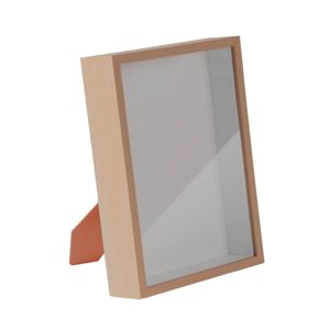 Magideal - Caja De Sombra Portarretratos, Marco De Mesa, Caja De Sombra Creativa, Marco De Fotos, Estuche De Exposición De Flores Secas Para Manualidades, Fotos, Altura Interna 5Cm