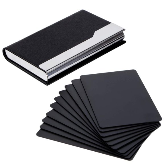 Tarjetas de presentación OESDLTD 86x54 mm 0,8 mm negro – Pack de 10
