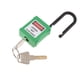 thumbnail image 2 of PL38-KD Candado De Bloqueo De Seguridad Curvado De PVC De 38 Mm, Verde, 2 of 5