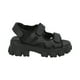 thumbnail image 1 of Sandalia Mujer Negro Plataforma Mixen 26 Police, 1 of 5