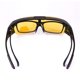 thumbnail image 2 of Gafas de sol DBWEAR grandes, polarizadas, con bisagra abatible y lentes amarillas, 2 of 9