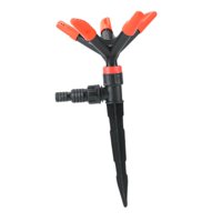 Magideal - Rociador De Césped, Automático 360 Giratorio Cinco Conexiones Rociador De Riego De Área Grande Rociador De Jardín Sistema De Riego De Césped