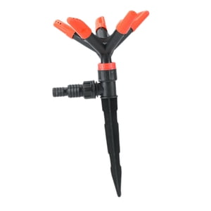 Magideal - Rociador De Césped, Automático 360 Giratorio Cinco Conexiones Rociador De Riego De Área Grande Rociador De Jardín Sistema De Riego De Césped