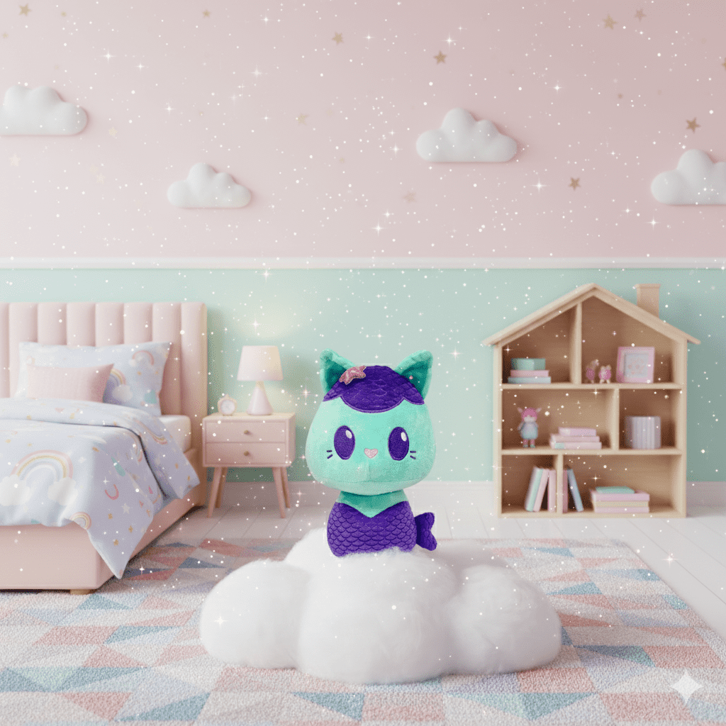 Toyng - Peluche Mercat Gatito Sirena 25 Cm - Gabby’s Dollhouse