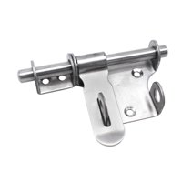 Bothyi - Pestillo De Puerta Deslizante De Alta Resistencia Con Perno De Barril Y Orificio Para Candado