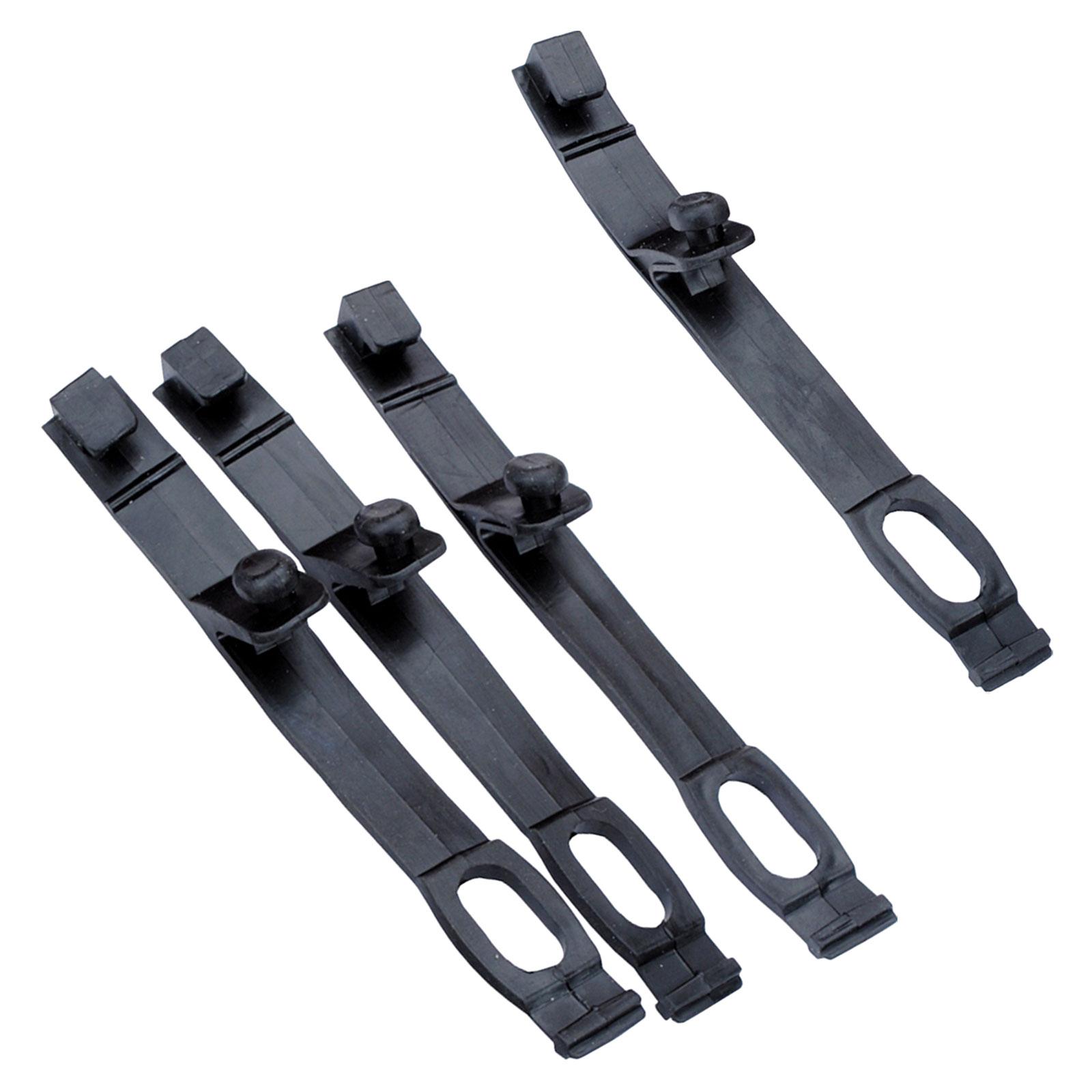 Magideal - Soporte Para Faro De Motocicleta, Abrazaderas De Montaje Para Motocicleta, Soporte De Montaje Pequeño, Tiras De Goma Para Faro De Repuesto, 4 Uds.