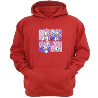 Genérico - Polerón Canguro Daisy Rojo Talla L Unisex