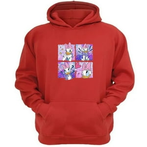 Genérico - Polerón Canguro Daisy Rojo Talla Xs Unisex