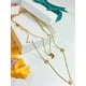 thumbnail image 2 of Conjunto Multicapa Colgante Largo Luna Chapado En Oro 18k, 2 of 3