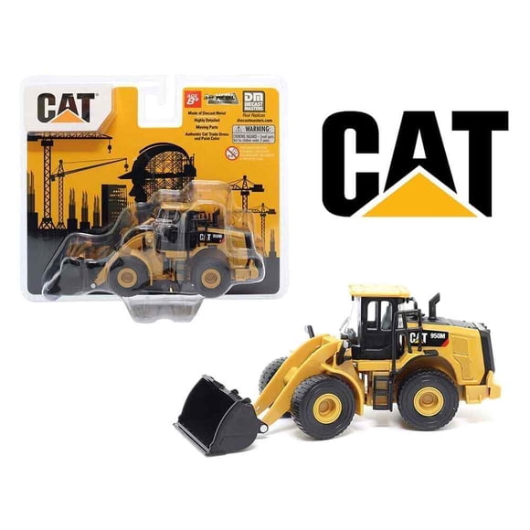Cargador Frontal Diecast Master Cat 950m Esc 1:64 #84646cs Amarillo/negro
