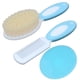 thumbnail image 1 of Set de cepillo para el cabello de bebé Duruan, cerdas suaves de pelo de cabra, azul, 1 of 5