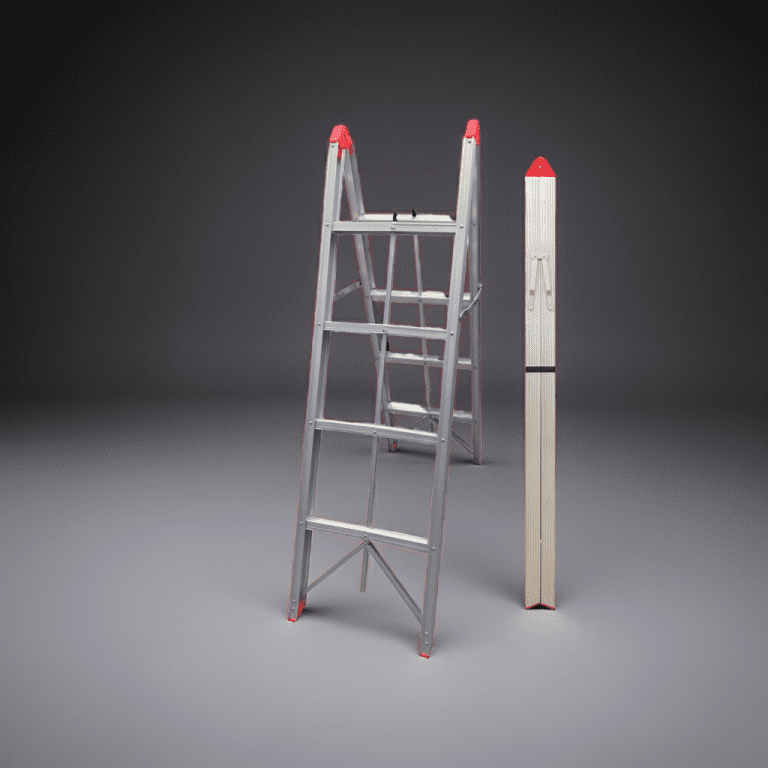 Igpro - Escalera Fold A Aluminio 4x2 Peldaños