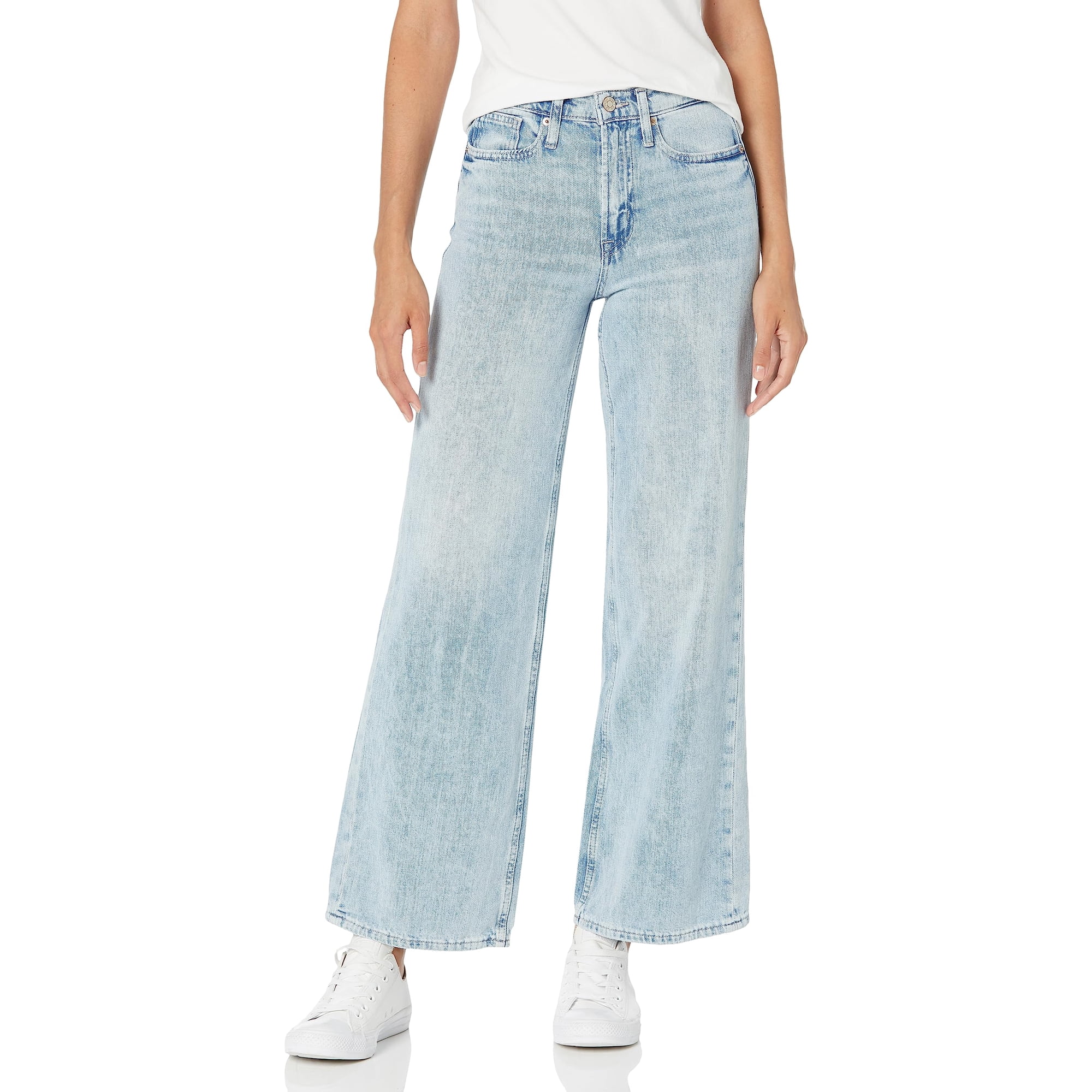 Jeans Gap Highrise Wide Leg Light Wash Para Mujer, Talla 26