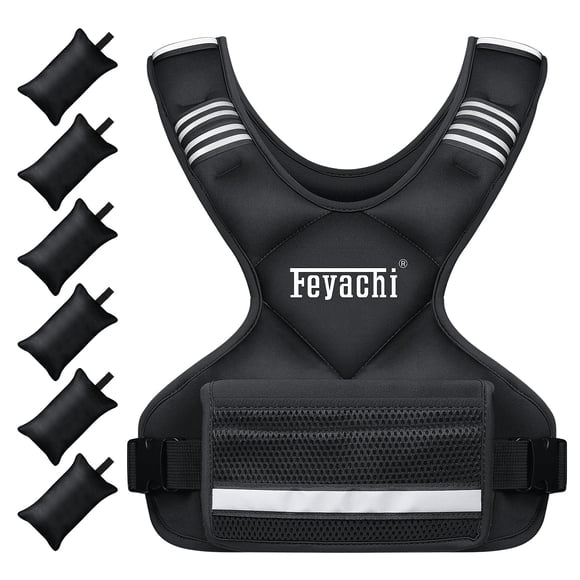 Chaleco pesado Feyachi, tipo X, 5,4 kg, para correr, hombre y mujer