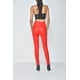 thumbnail image 2 of Falda Sharo Cuero Elastizable Roja Dama, 2 of 6