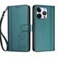 thumbnail image 3 of Funda Cartera Trébol para iPhone 14 Pro con Ranuras Tarjetas y Carga Inalámbrica Verde oscuro, 3 of 6