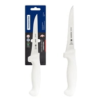 Cuchillo Para Deshuesar 5"" Tramontina Profesional Con Lámina En Acero Inoxidable Y Mango De Polipropileno Blanco