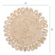thumbnail image 5 of Manteles Individuales de Estilo Rústico Juego de 4 Manteles Redondos para Decoración de Mesa de Comedor Interior Exterior Lavables Mantel de Cocina Limpieza Fácil Avena Ceniza 15x15 pulgadas, 5 of 5