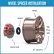 thumbnail image 4 of Separadores de ruedas Wheel Accessories Parts 15 mm 6x5.50, 4 of 7