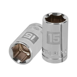 Truper - Dado Hexagonal Milimetrico Cuadrante 1/2"" 15Mm