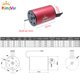 thumbnail image 2 of Motor Eléctrico KingVal 2435 4500KV Impermeable Eje 2.3mm, 2 of 8