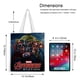 thumbnail image 5 of Avengers Bolso de tela con estampado de lienzo para mujer, bolsa de compras reutilizable y estética, con cremallera interior, regalo para mujer,40*45cm., 5 of 6