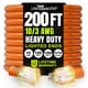 thumbnail image 1 of Cable de alimentación LifeSupplyUSA de 61 m para exterior e interior, calibre 10 AWG, de 3 clavijas, 1 of 8