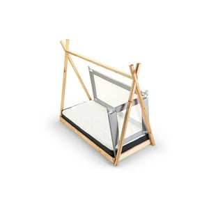 Bebe Sure - 2 Barandas Para Cama Transición/ Montessori 70×140 Cm Gris Altura Colchón Hasta 27 Cm