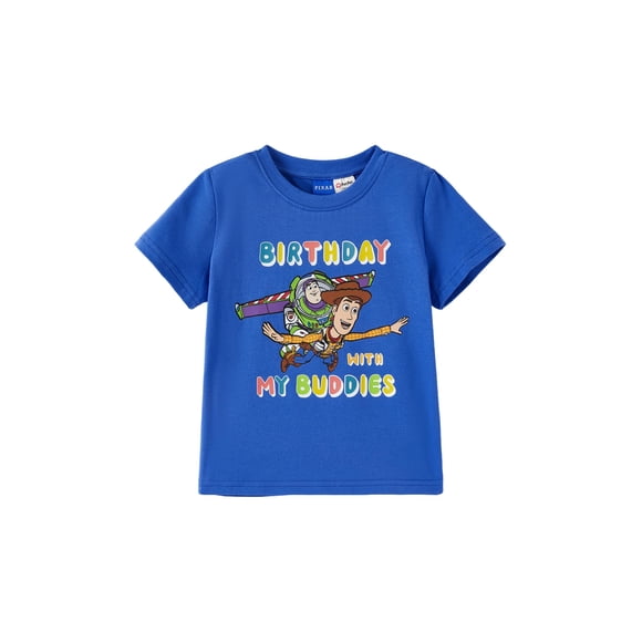 Camiseta Disney Toy Story Woody Buzz Lightyear para cumpleaños de 5 a 6 años