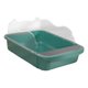 thumbnail image 5 of Caja De Arena Semicerrada Para Gatos Inodoro Profundo Bandeja De Arena Para Gatos 43x28x18cm Verde, 5 of 5